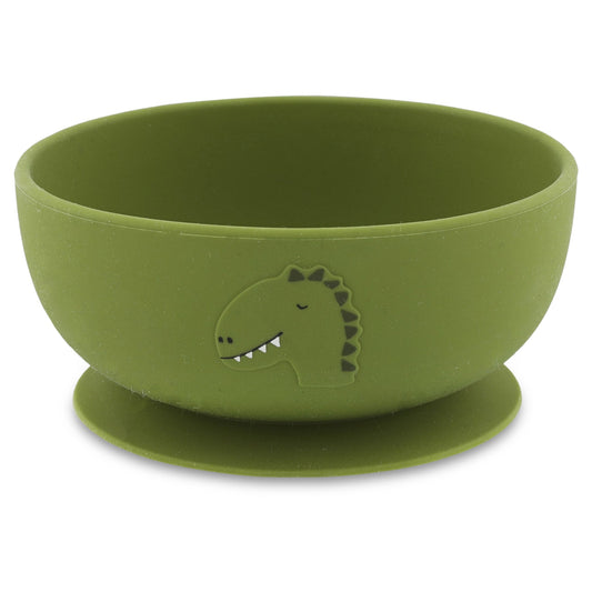 TRIXIESilicone bowl whith suction - Mr. Dino