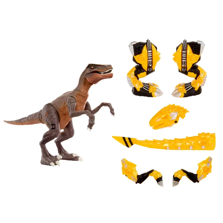 Dinosauro Armorsaurs Armor Up Raptor Blaze giallo MGA
