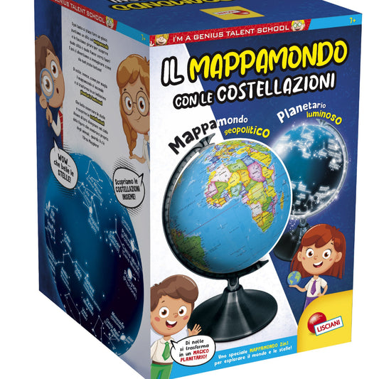 I'M A GENIUS KIDS IL MAPPAMONDO CON LE COSTELLAZ