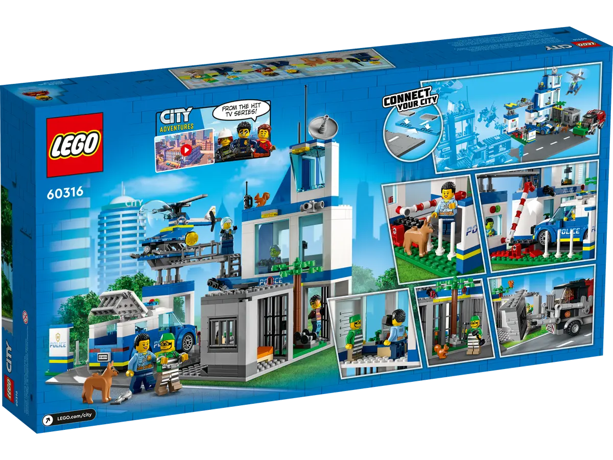 LEGO 60316 City Police Stazione di Polizia