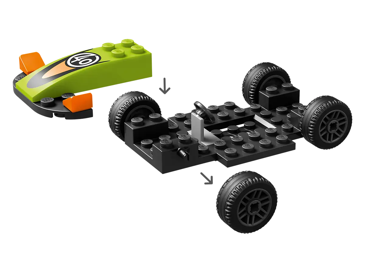 LEGO 60399 City Great VehiclesAuto da corsa verde