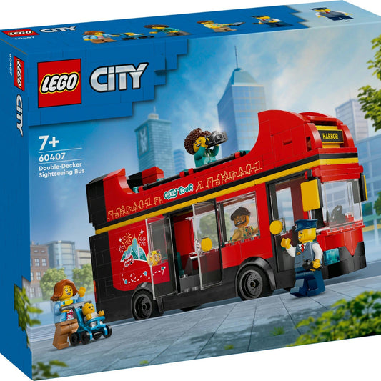 LEGO 60407 City Great VehiclesAutobus turistico rosso a due piani