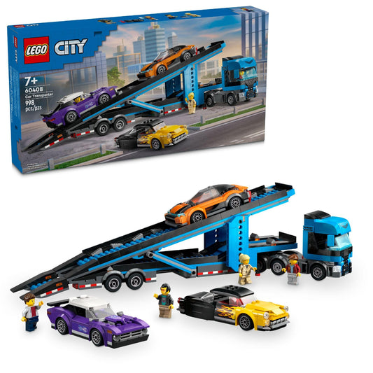 LEGO 60408 City Big VehiclesCamion trasportatore con auto sportive