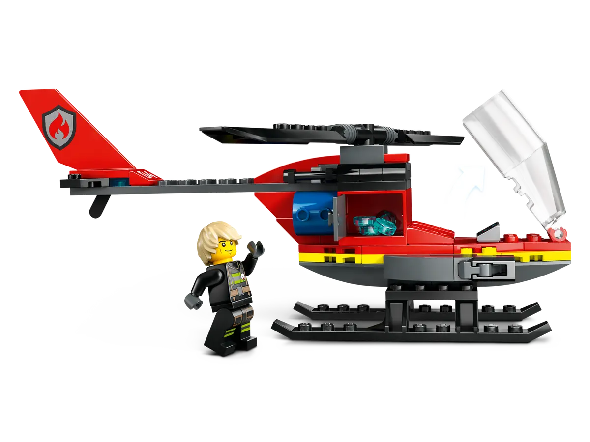 LEGO 60411 City Fire Elicottero dei pompieri