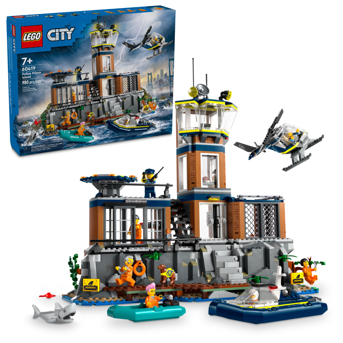 LEGO 60419 City Police Prigione sull_isola della polizia