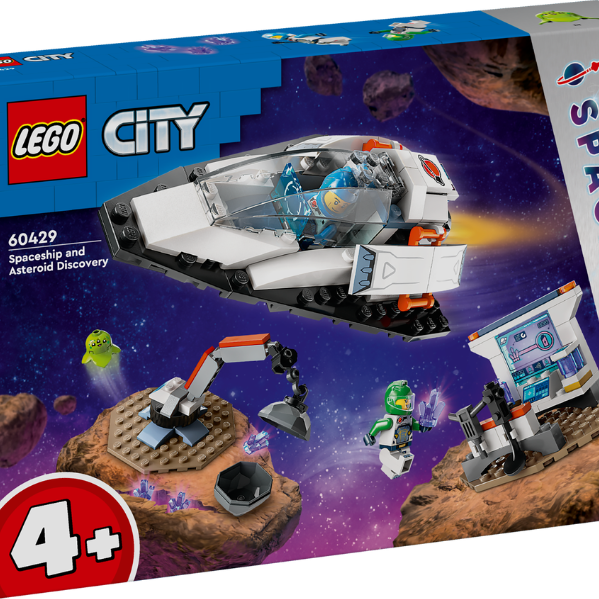 LEGO 60429 City Space Navetta spaziale e scoperta di asteroidi