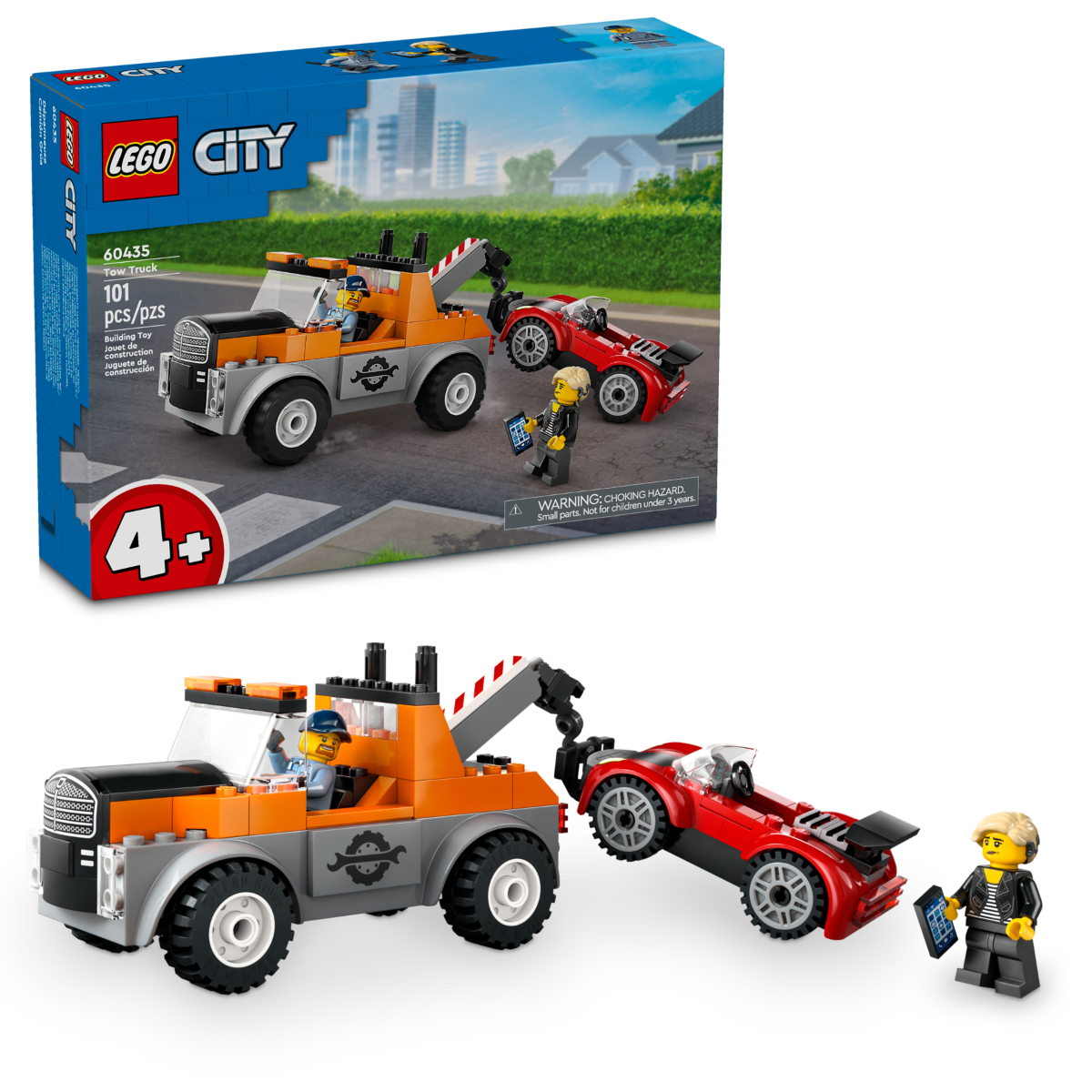 lego 60435 City Great VehiclesAutogrù e officina auto sportive