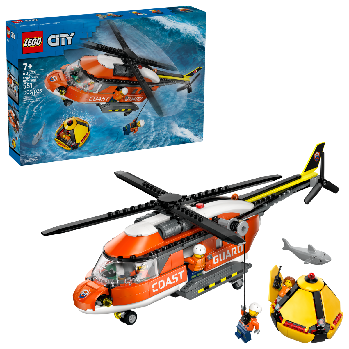 LEGO 60503 Elicottero della Guardia Costiera