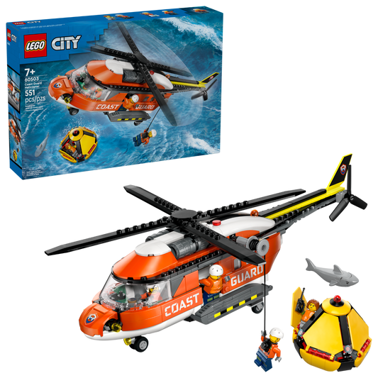 LEGO 60503 Elicottero della Guardia Costiera