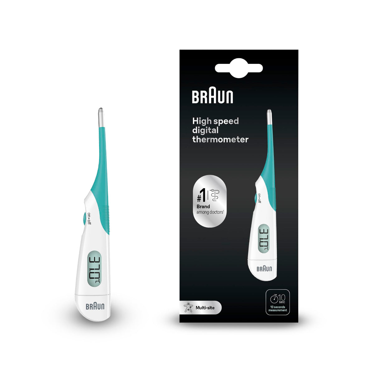 BRAUN TERMOMETRO DIGITALE PRT 1000 (LISTA N TEODORO)