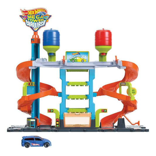 HOTWHEELS CITY MEGA TOWER CAR WASH HDP05