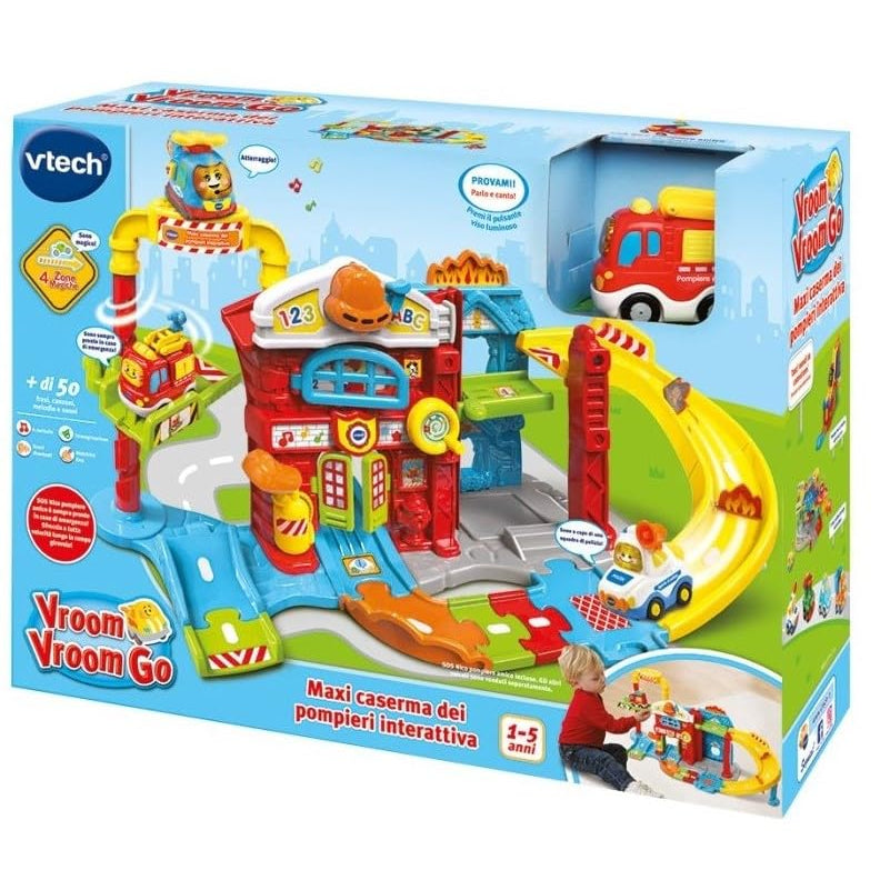 V TECH Vroom go Maxi caserma_dei pompieri