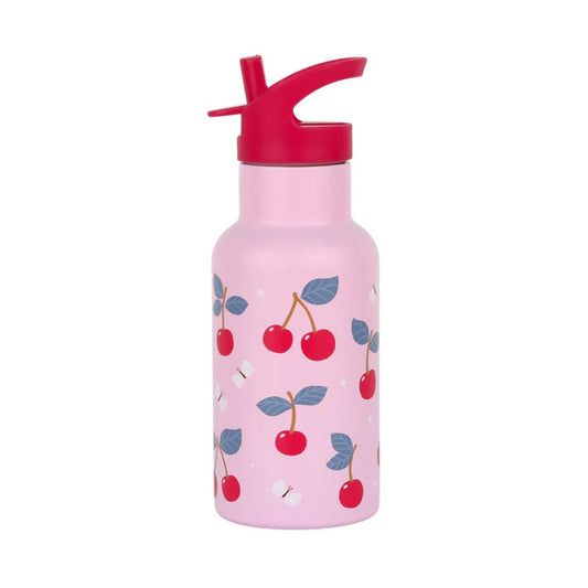 Borraccia Termica in Acciaio Inossidabile - 350 ml - Ciliegie