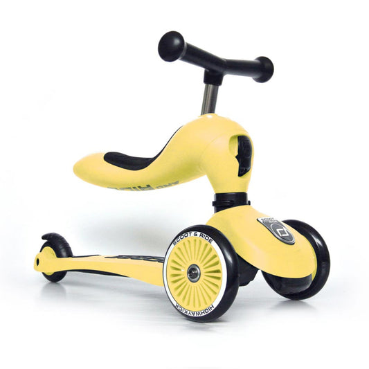 SCOOT and RIDEHighwaykick 1 - Trasformabile 2 in 1 giallo limone - l