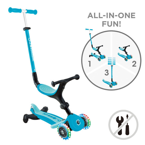 Globber - Go-Up Active Lights 360_ - Aqua