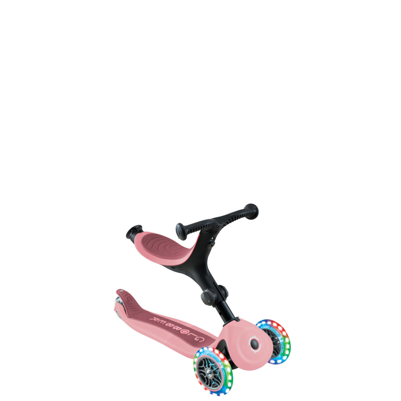 Globber - GoUp Active Lights 360_ - Deep Pastel Pink
