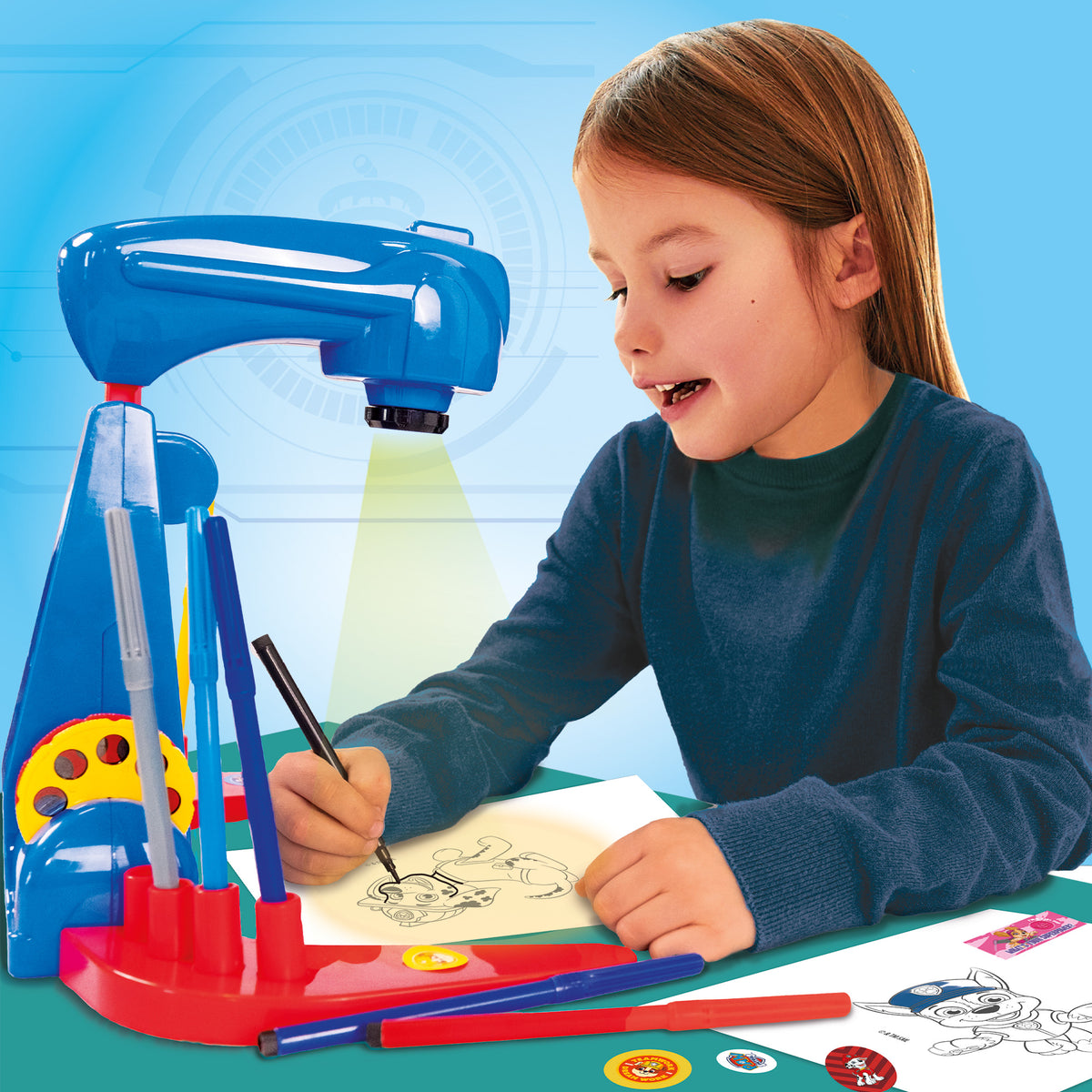PAW PATROL PROJECTOR DRAWING SCHOOL 104710