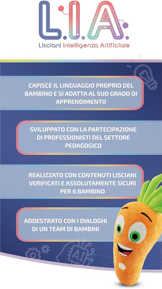 LISCIANI HI TECH EDUCATIVO L.I.A. CAROTINA INTELLIGENTE