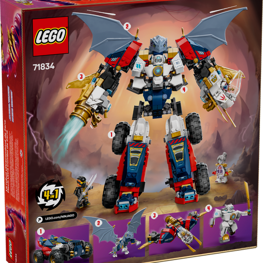 LEGO 71834 Ninjago Mech Ultra Combinatore di Zane