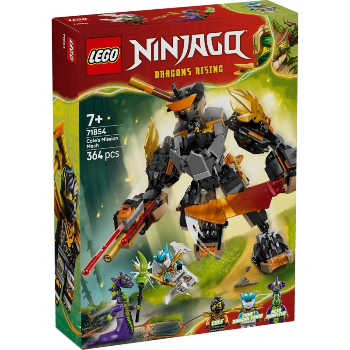 LEGO 71854 Mech della missione di Cole e drago Zane