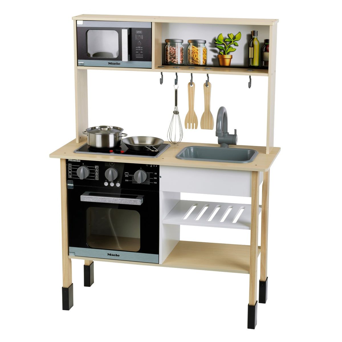 Cucina giocattolo, Miele, legno (MDF), bianca 7187 THEO KLEIN