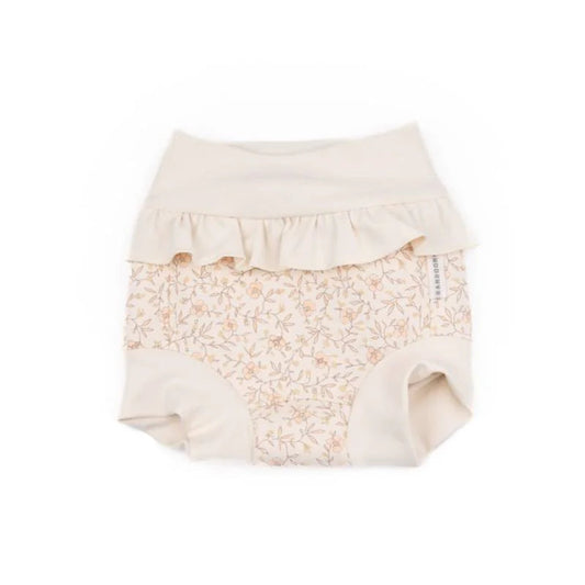 Costume pannolino UV50+ resistente all'acqua - bambina 1-3 m Bamboom (lista n)