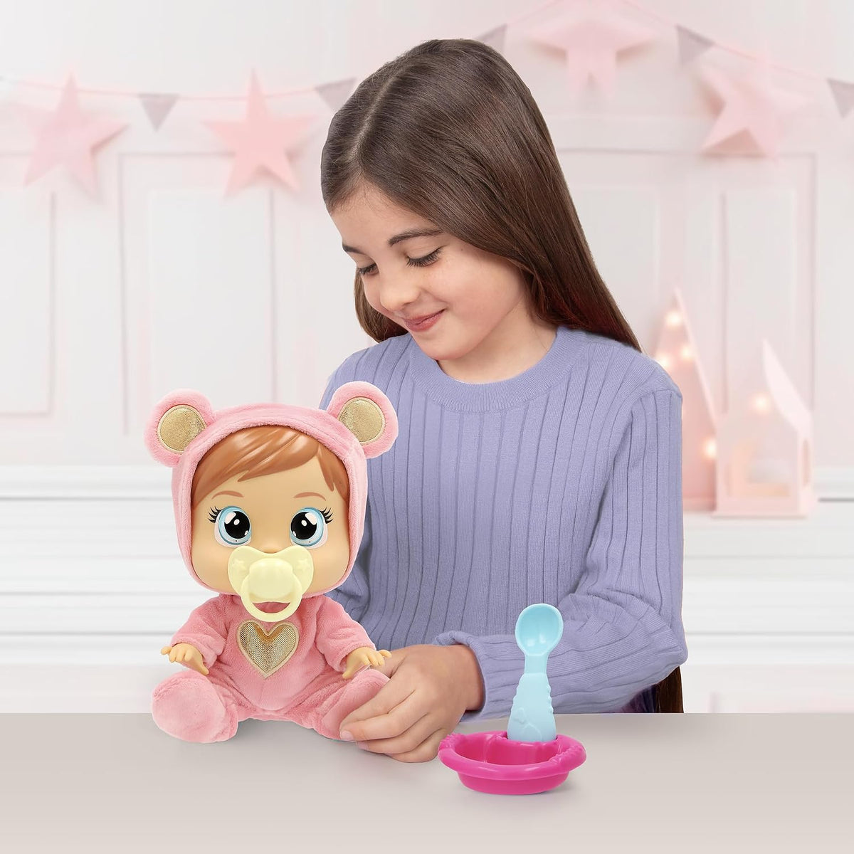 Bambola Cry Babies Loving Care Nina IMC Toys
