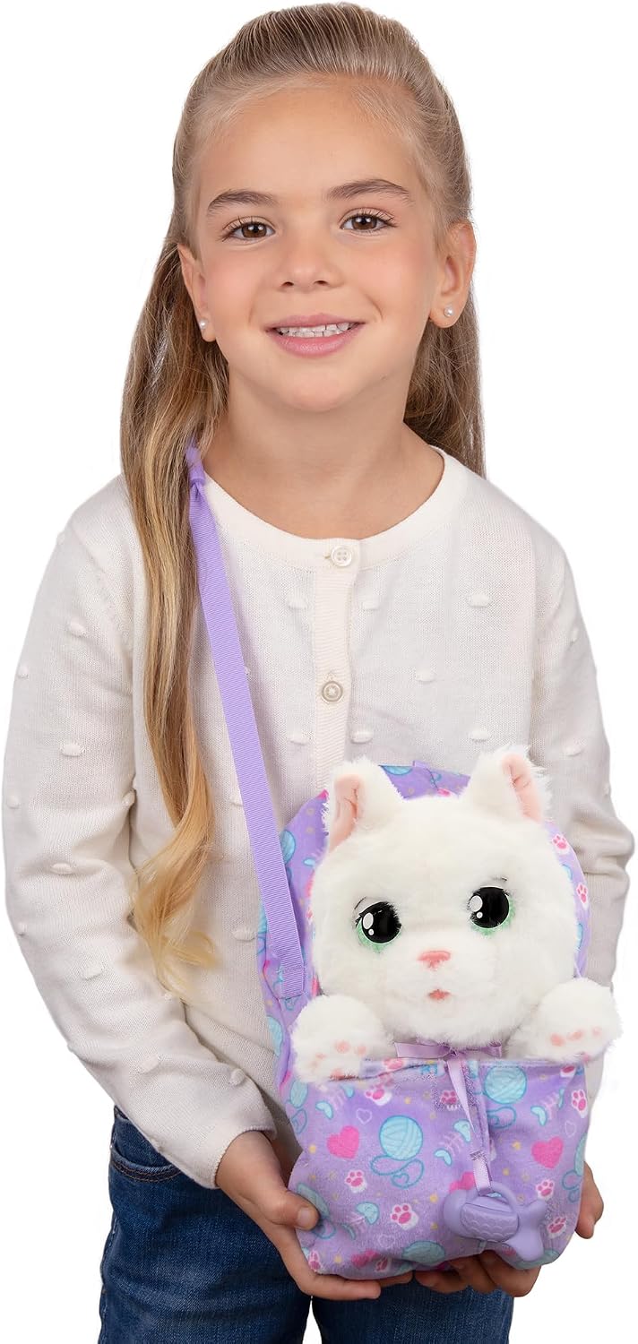 Peluche interattivo Baby Paws White Cat IMC Toys
