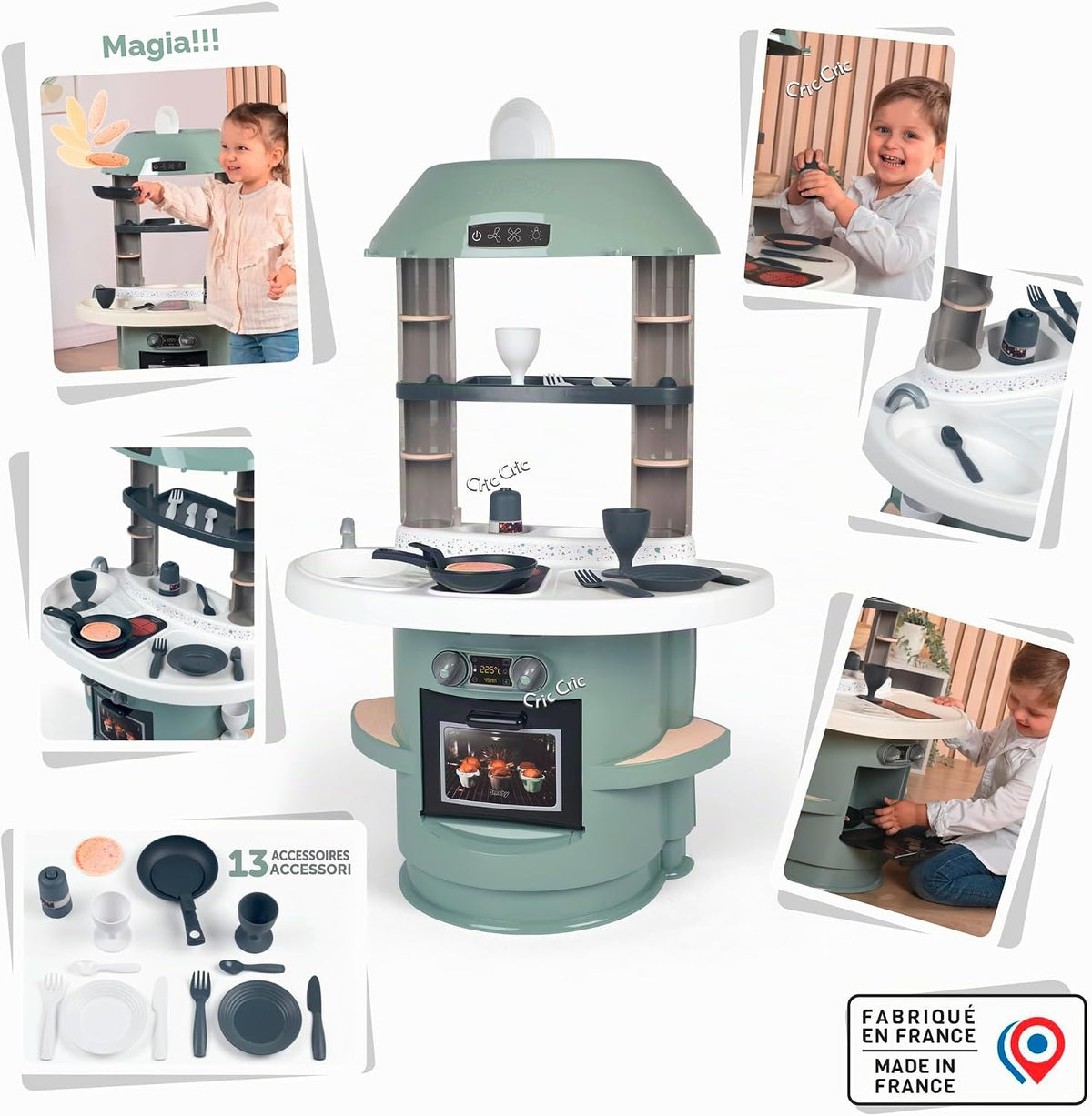 Smoby Cucina Nova con 13 Accessori – Dai 18 Mesi