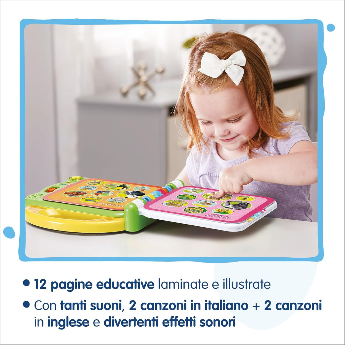 V TECH Libro illustrato bilingue - 100 animali