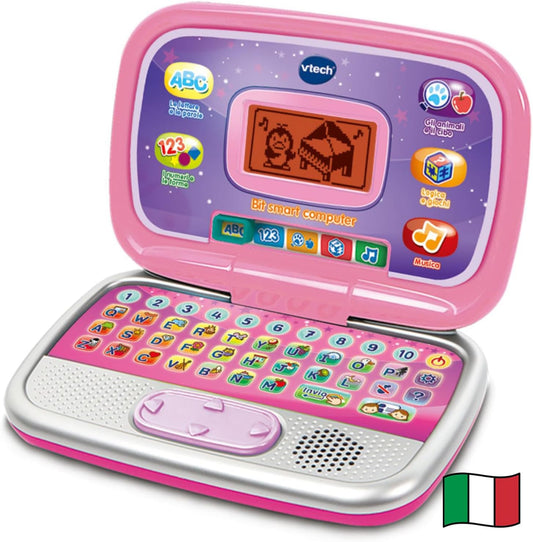 V TECH Bit Smart Computer Pink