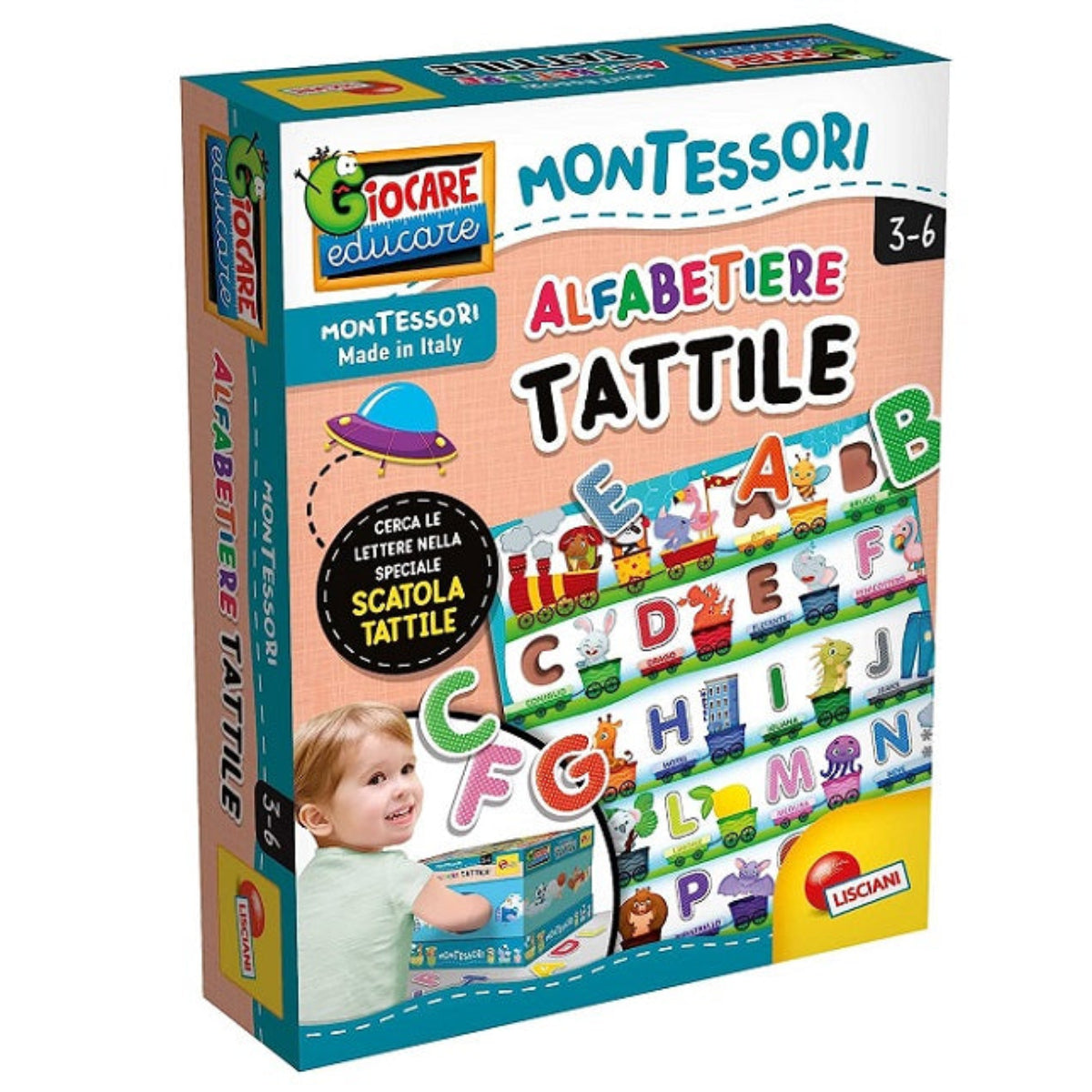 MONTESSORI PLUS ALFABETO TATTILE