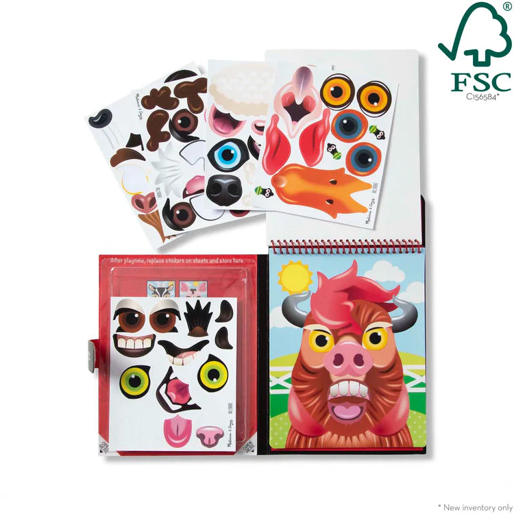 ON THE GO: Make a Face Farm Sticker