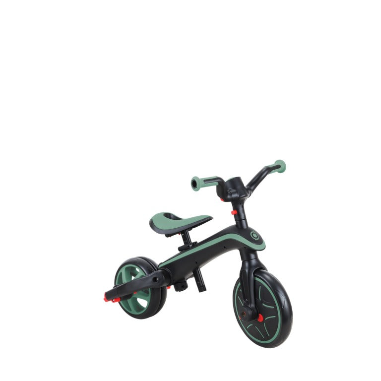 Globber - Xplorer Trike Foldable 4 in 1 - Olive
