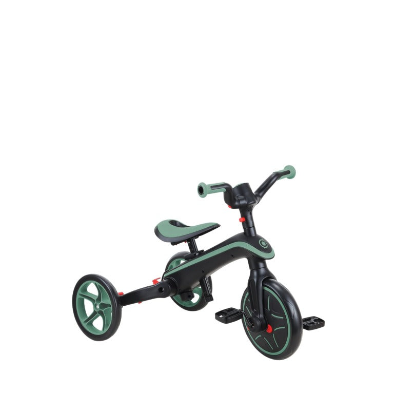 Globber - Xplorer Trike Foldable 4 in 1 - Olive