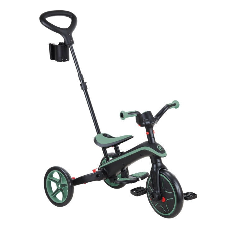 Globber - Xplorer Trike Foldable 4 in 1 - Olive