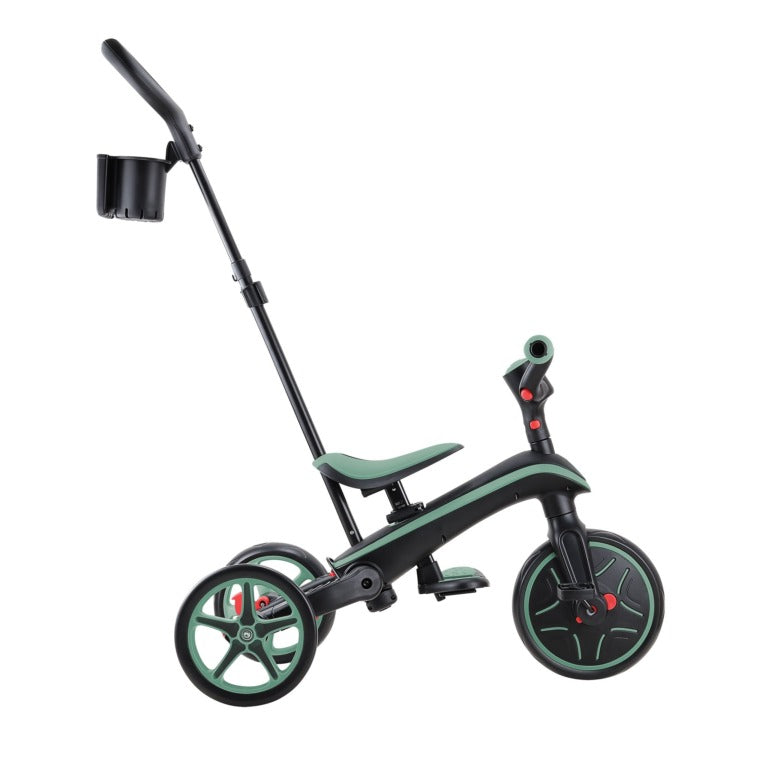 Globber - Xplorer Trike Foldable 4 in 1 - Olive