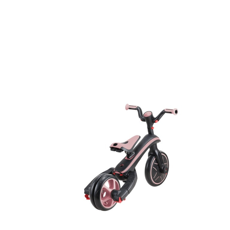 Globber - Xplorer Trike Foldable 4 in 1 - Pastel Pink