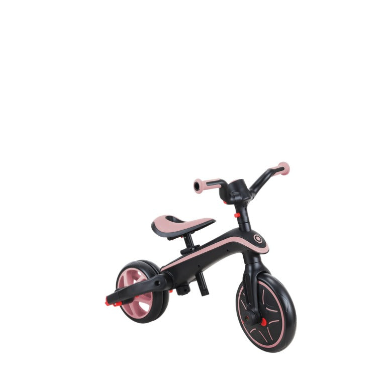 Globber - Xplorer Trike Foldable 4 in 1 - Pastel Pink