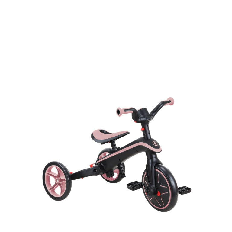 Globber - Xplorer Trike Foldable 4 in 1 - Pastel Pink