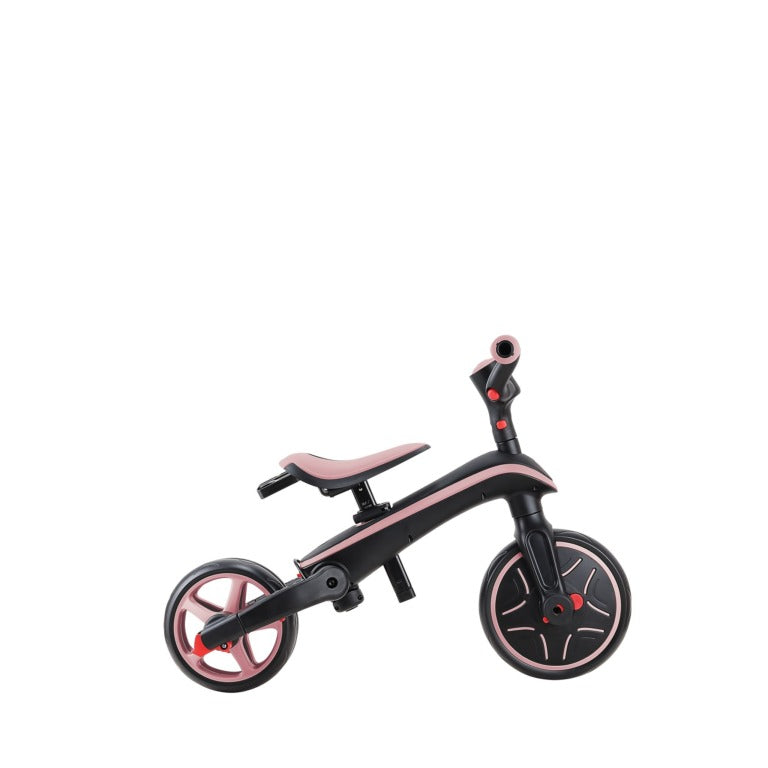 Globber - Xplorer Trike Foldable 4 in 1 - Pastel Pink