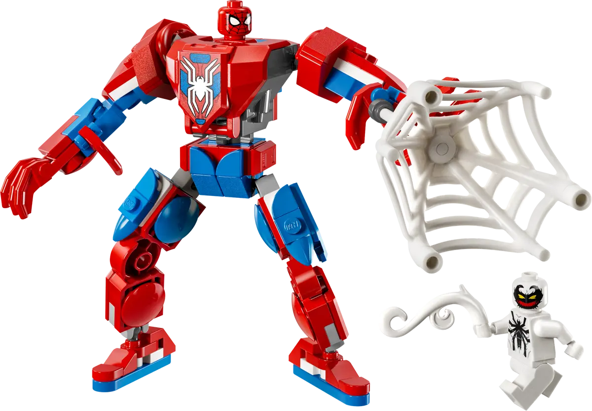 lego 76308 Super Heroes MarvelMech di Spider-Man contro Anti-Venom