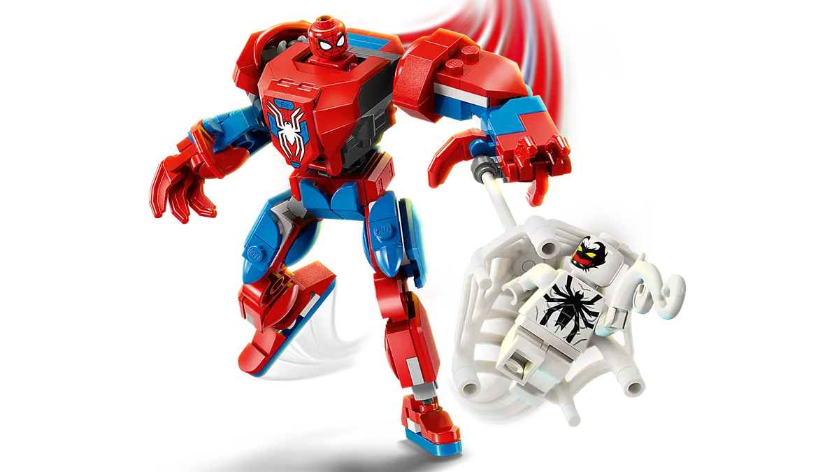 lego 76308 Super Heroes MarvelMech di Spider-Man contro Anti-Venom