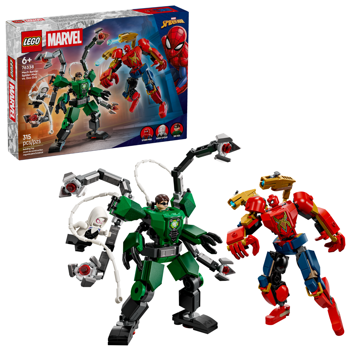 LEGO 76338 Battaglia mech: Spider-Man vs. Doc Ock