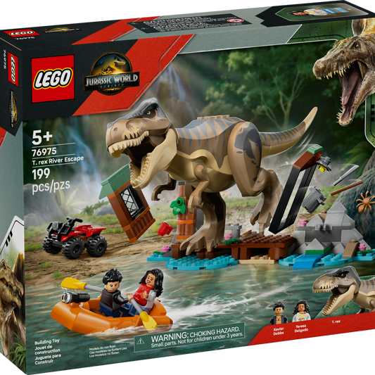 LEGO FUGA SUL FIUME DEL TREXJurassic World 76975
