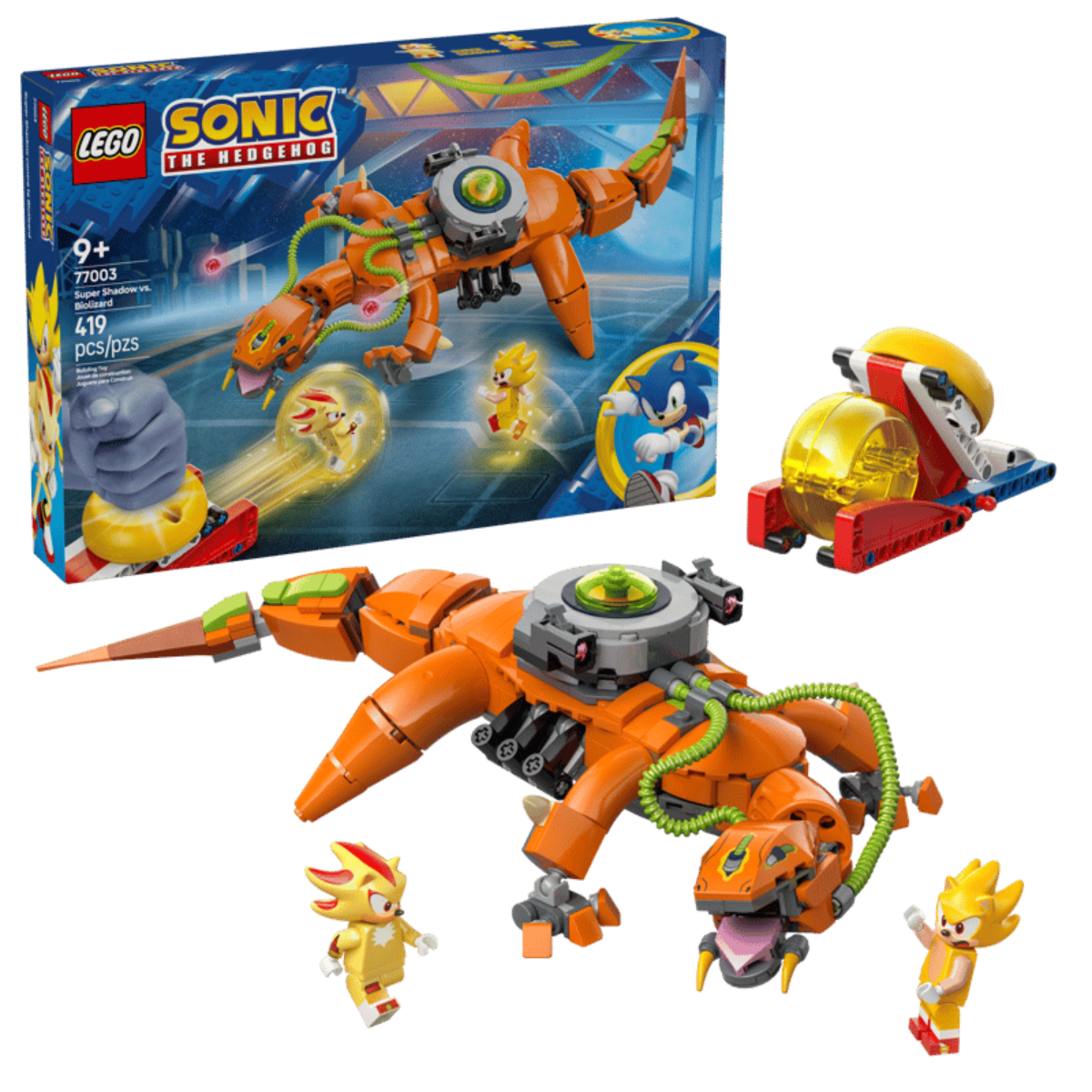 lego 77003 Sonic Super Shadow vs. Biolizard