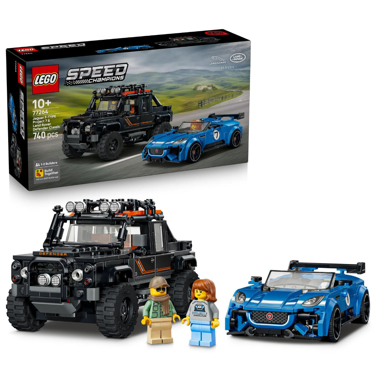 LEGO 77264 Jaguar Project 7 e Land Rover Defender