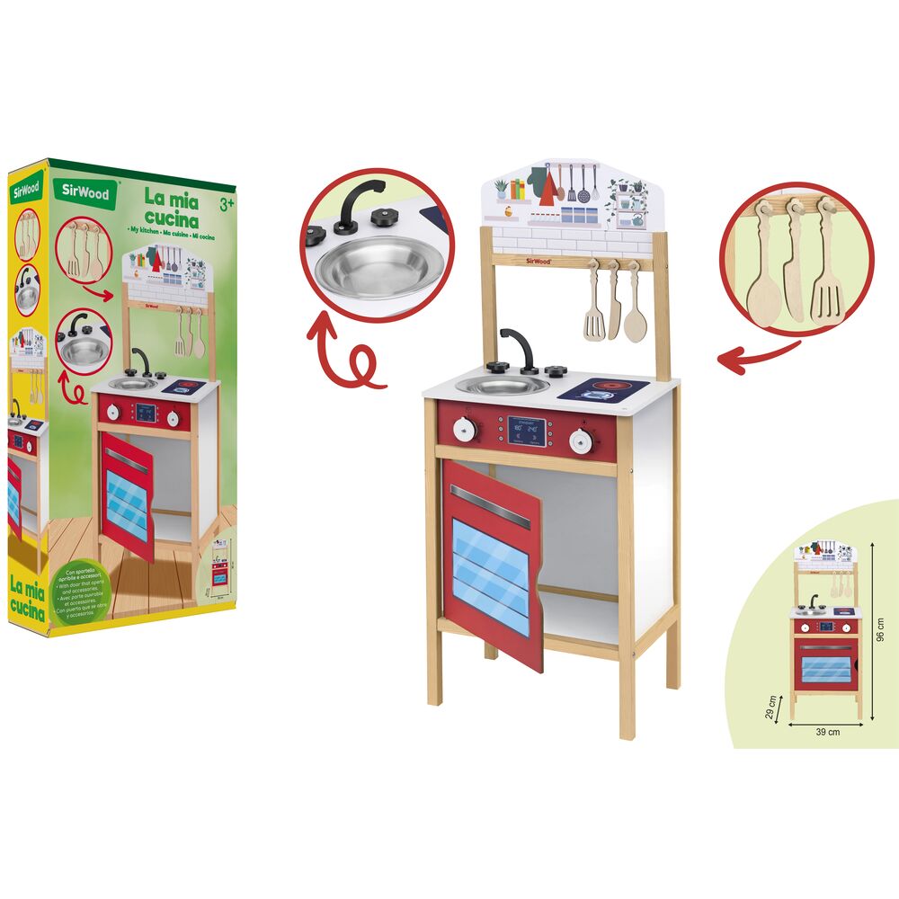 CUCINA IN LEGNO CM 96