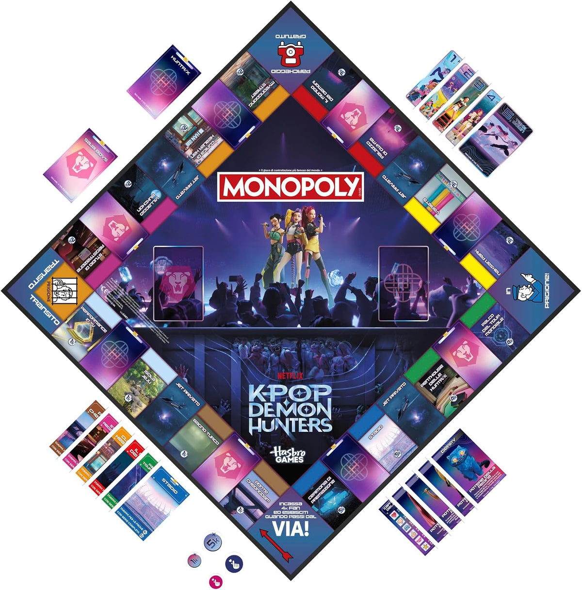 Monopoly KPop Demon Hunters – 2-6 giocatori
