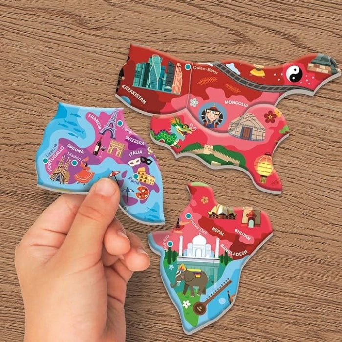 CLEM IL MONDO PUZZLE MAGNETICO